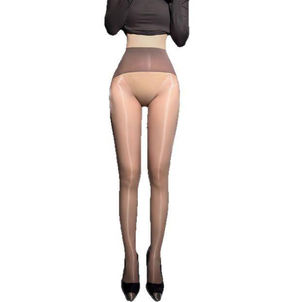 Aurora Women's Ultra-Thin 360° Seamless Stockings - No-Trace Oily Pantyhose