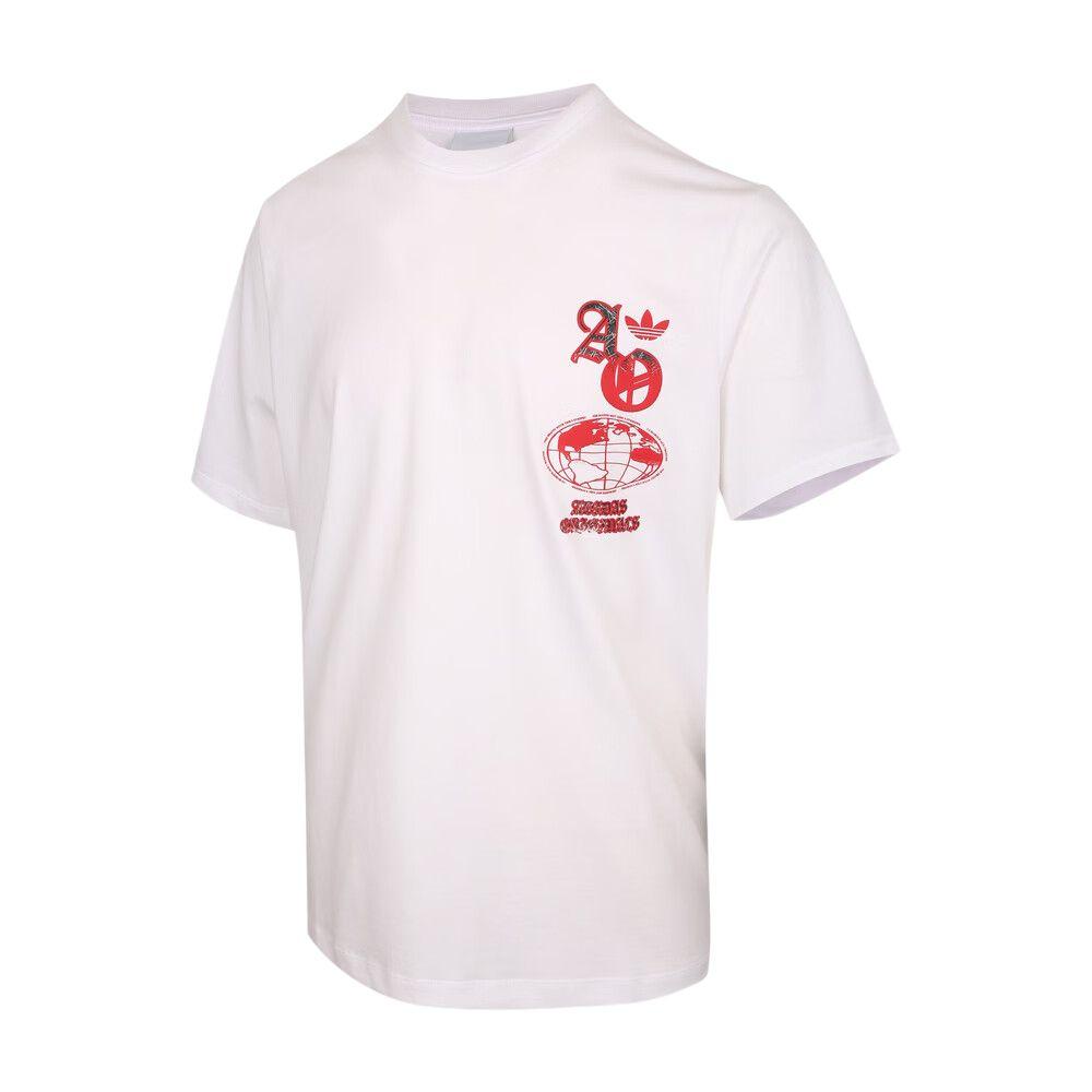 Adidas Originals Sports Casual Minimalist Round Neck Short Sleeve T-Shirt Men Tops KG6337 S