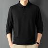 Comfortable Long Sleeved Top All Match Bottoming Shirts Basic Men's Business T-shirt  Office