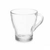Set of Glass Coffee and Tea Cups - Vivalto - 6 Pieces - Transparent - 280 Ml - 10x10x10 Cm