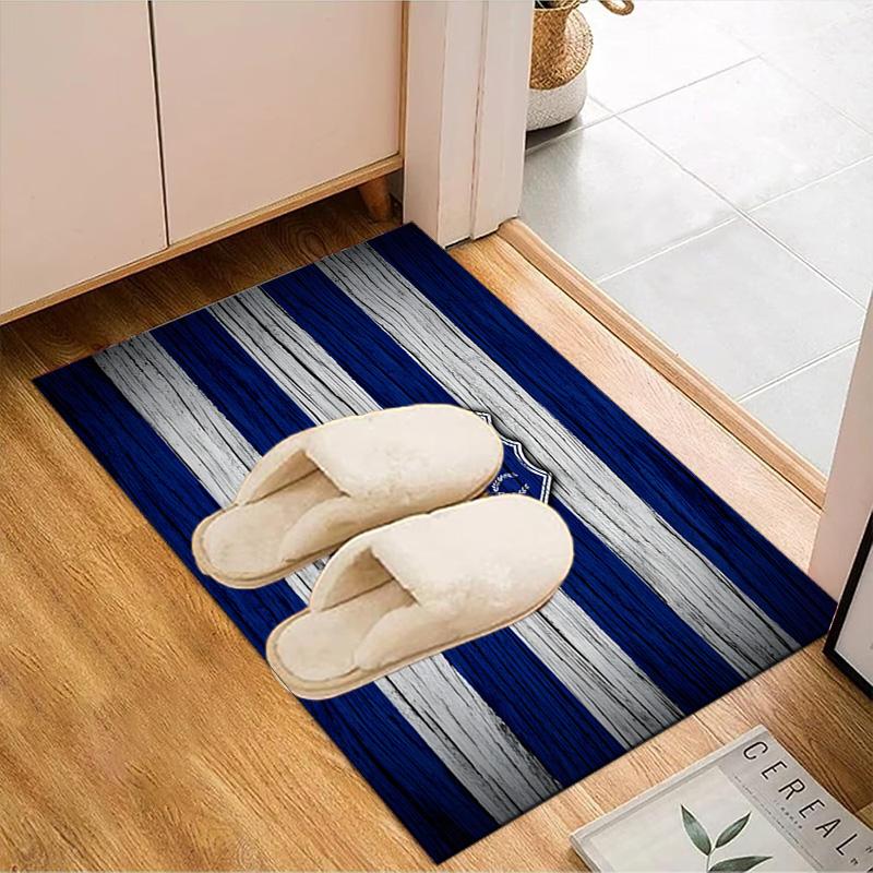 Ever-ton Football Club Crest Printed Office Carpet Chair Cushion Entryway Rug, Rugs for Living Room, Bedroom Christmas gifts