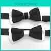 Childrens Double Layer Bicolor Bow Tie With Classic Style For Kids Formal Events