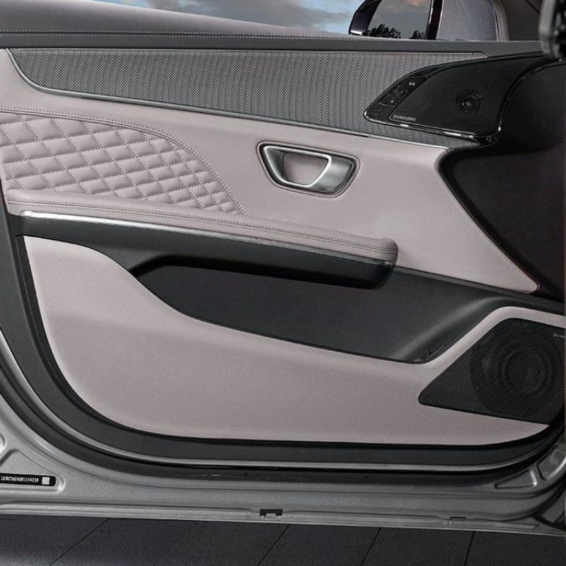 For BYD Han DMI EV 2024 Car Door Anti Kick Protective Pad Leather Protection Stickers Doors Anti-Dirty Film Auto Accessories