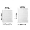 Document Organizer Transparent Double Buckle Plastic Archive Box Waterproof Dustproof Visa Double Buckle Plastic File Box