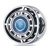 Charms Perlen Kupfer Krieger Herz Reaktor Anhänger Passend Armband Halskette DIY Schmuck