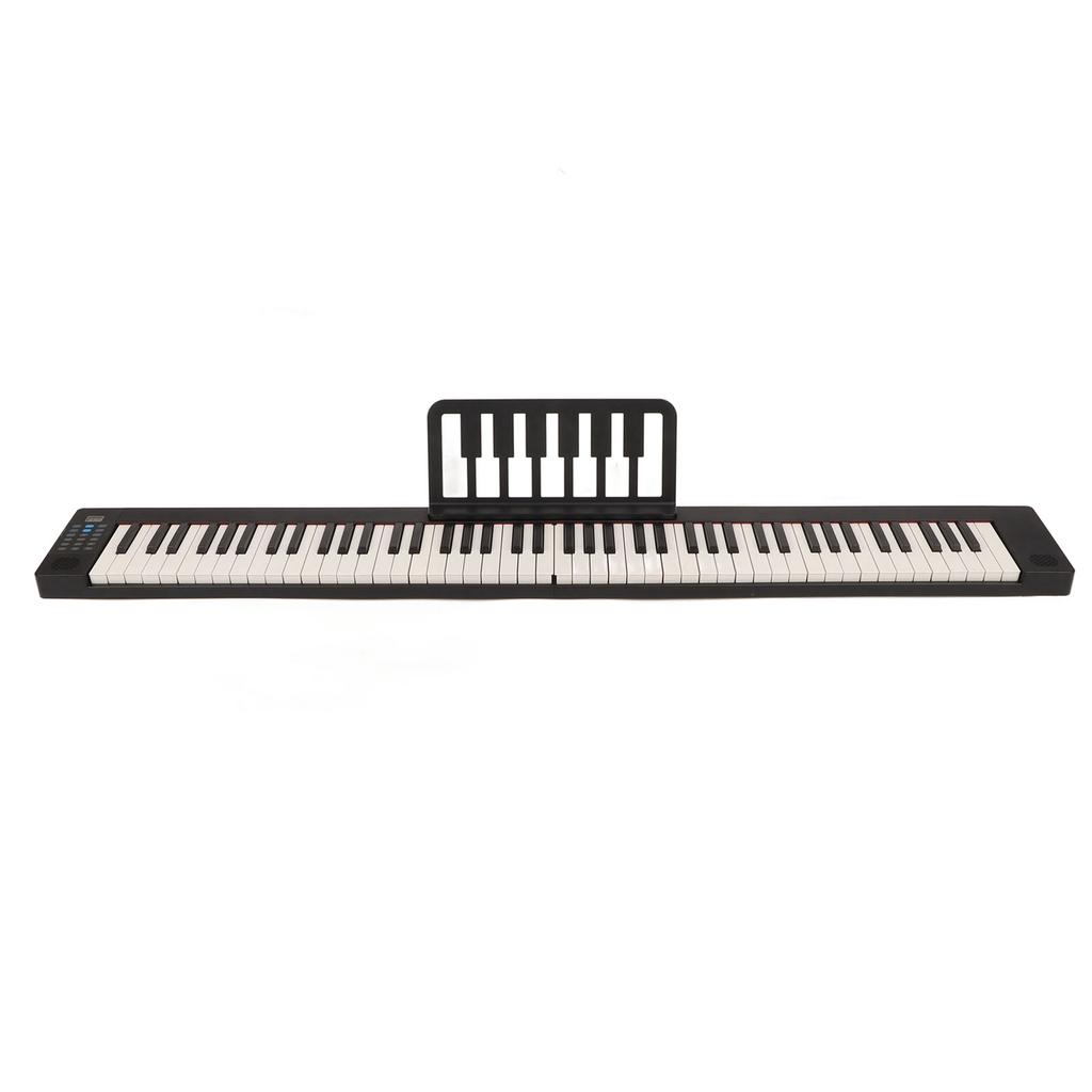 Folding Piano 88 Keys Full Size Keyboard Built In Speaker Portable Bluetooth Electric Piano with