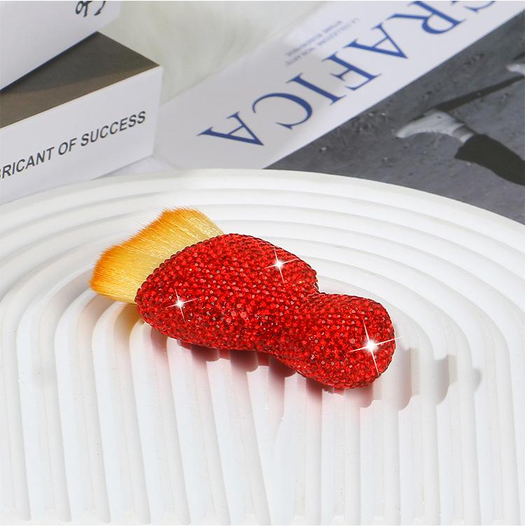 

Инструменты для детейлинга автомобиля Блеск Кисть для пыли салона Мягкая щетина Детейлинг-кисть Инструмент для удаления пыли для приборной панели автомобиля, воздуховодов красный