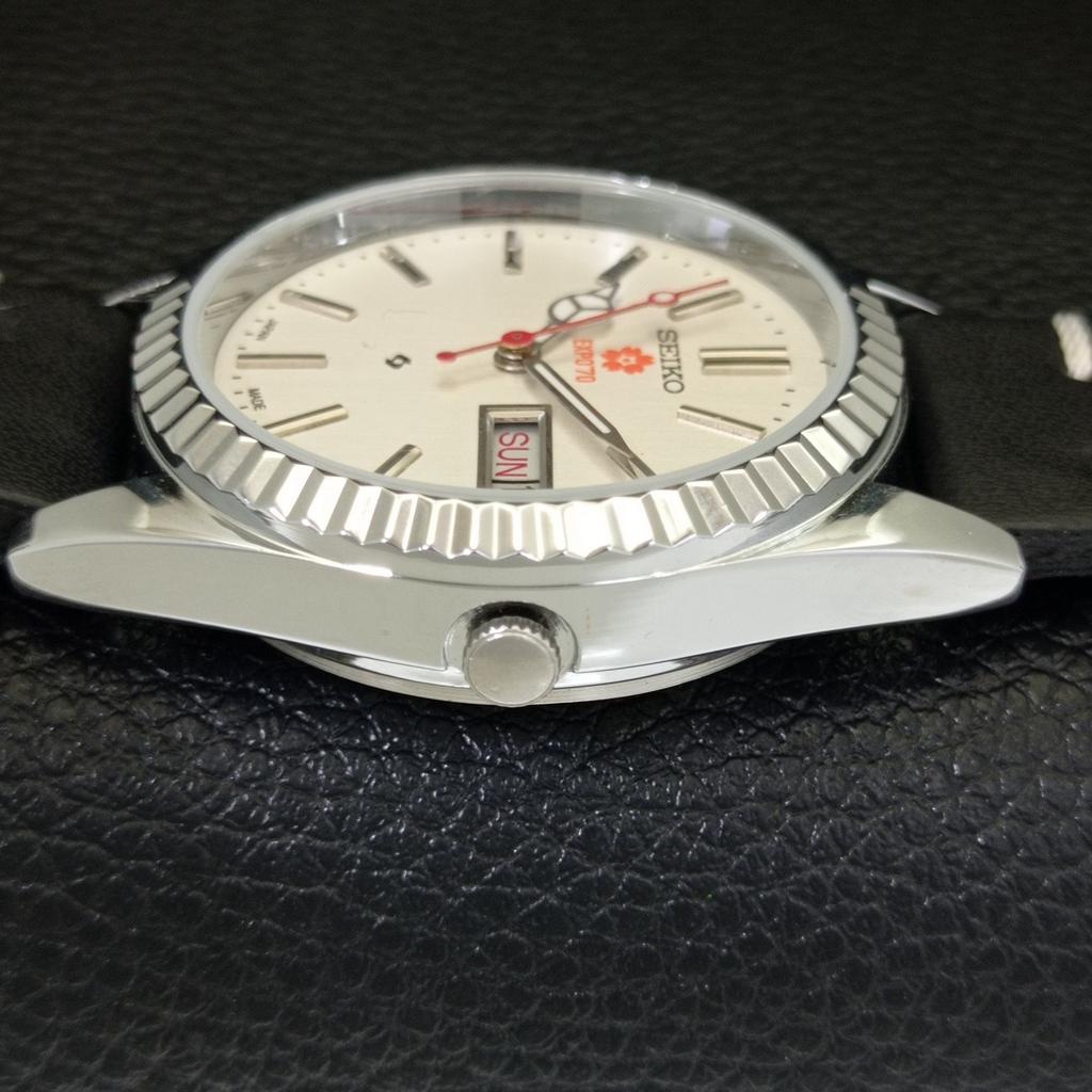 VINTAGE REFURBISHED SEIKO EXPO 70 AUTOMATIC 6309A JAPAN MENS WATCH A441965-a