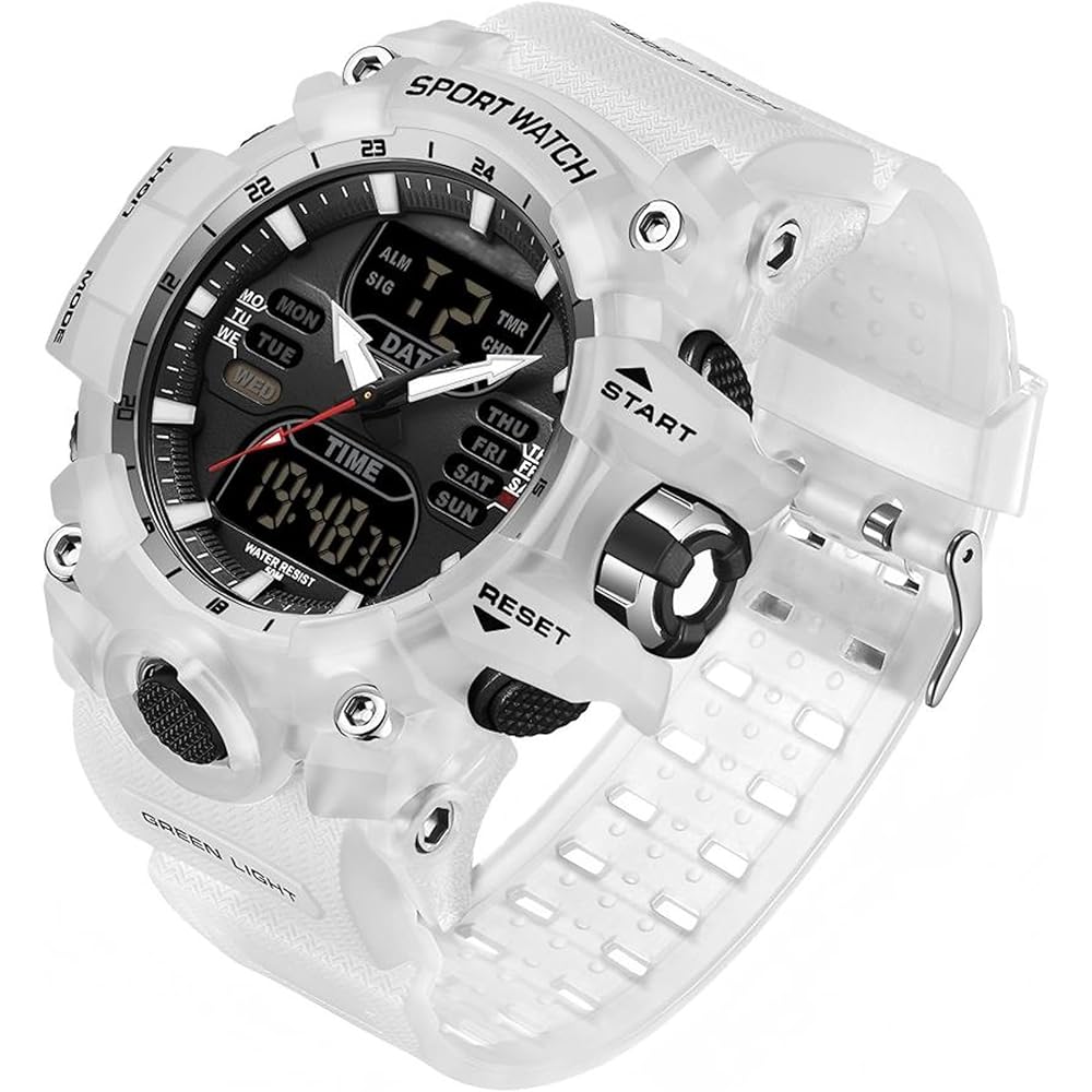 Men s Sports Watch Waterproof 50m Digital Multi-Function LED Backlight Outdoor Military Watch