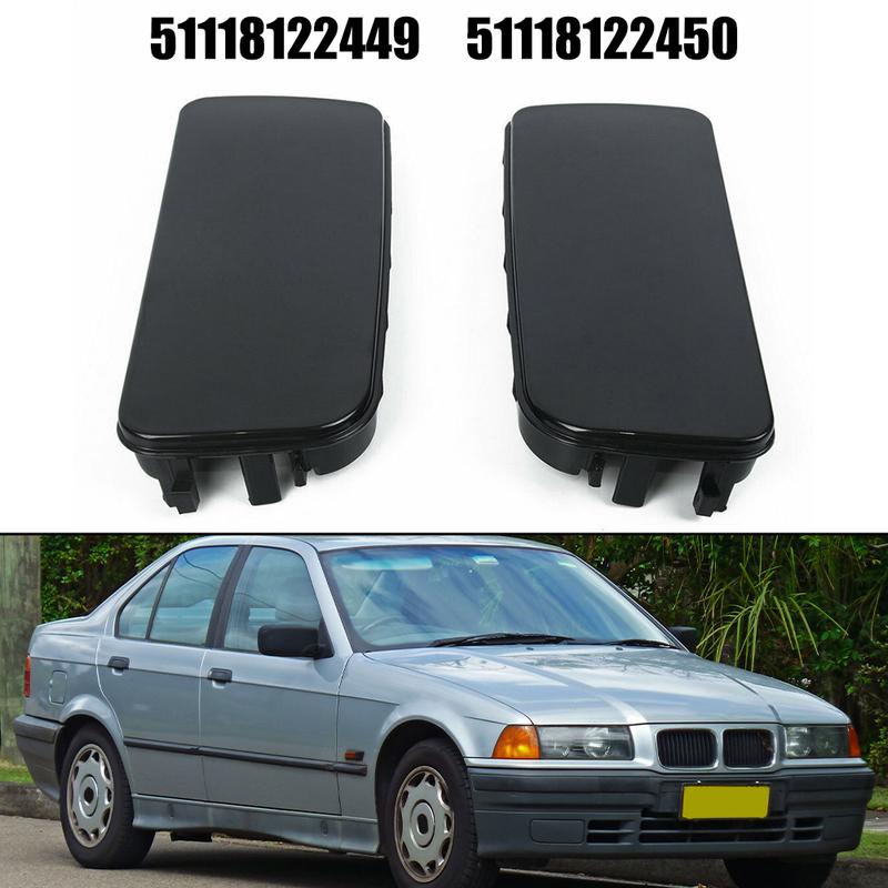 Front Bumper Fog Light Cover Compatible with For BMW 3 SERIES E36 1991 1999 Models OEM 51118122449 PC Material