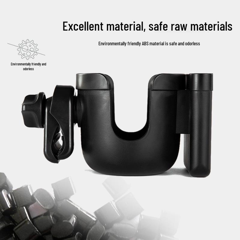 Baby Stroller Cup & Phone Holder - Multi-functional Tray for Water and Milk Bottles