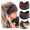Tie Dye Headbands for Women Wide Turban Headwrap Knotted Vintage Hairbands Cotton Bandanas Bandage Headscarf Hair Accessories