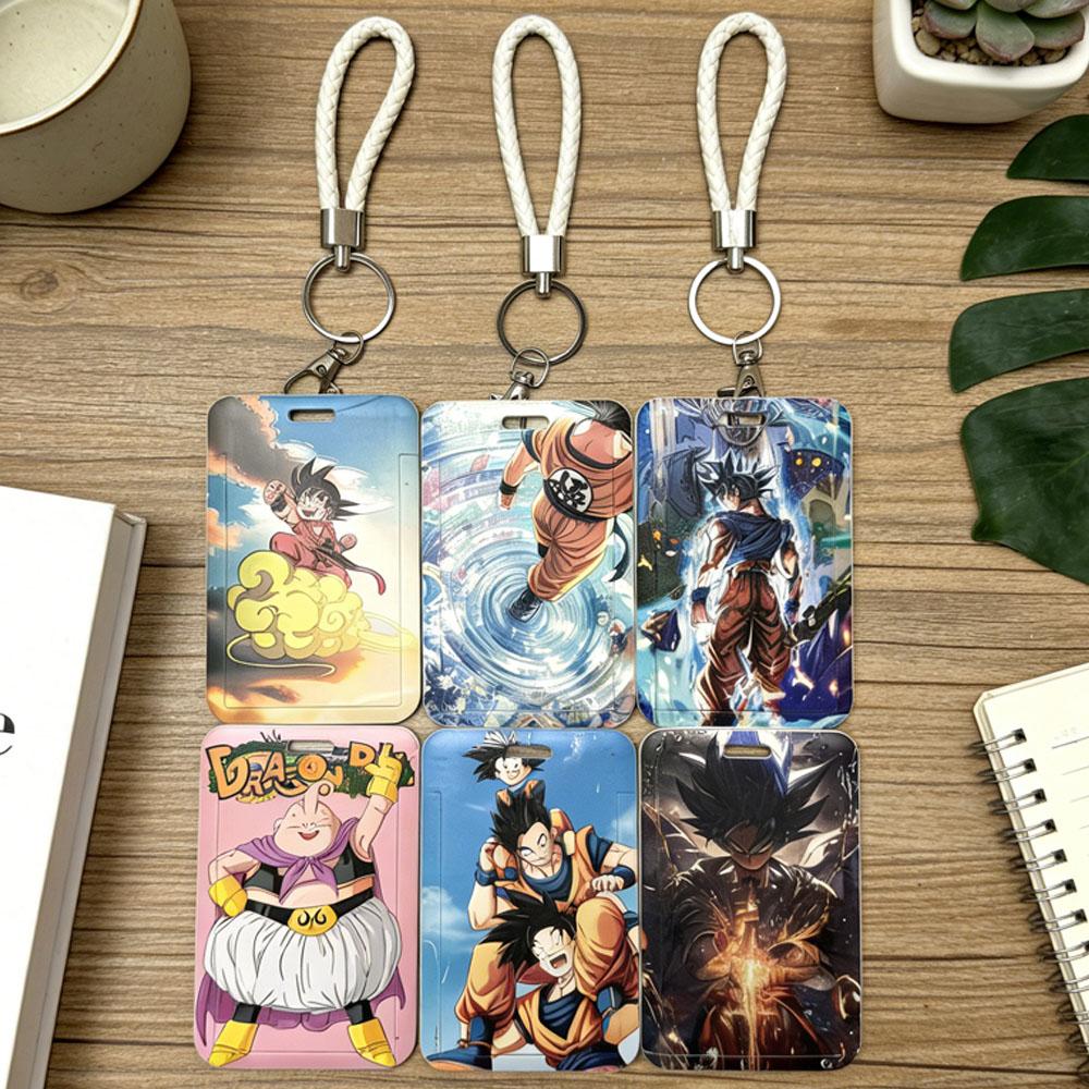 Anime Characters Card Holder Lanyard Key Ring ID Credit Bus Card Cover Hang Rope Lariat Lanyard Key Rings Fans Presents