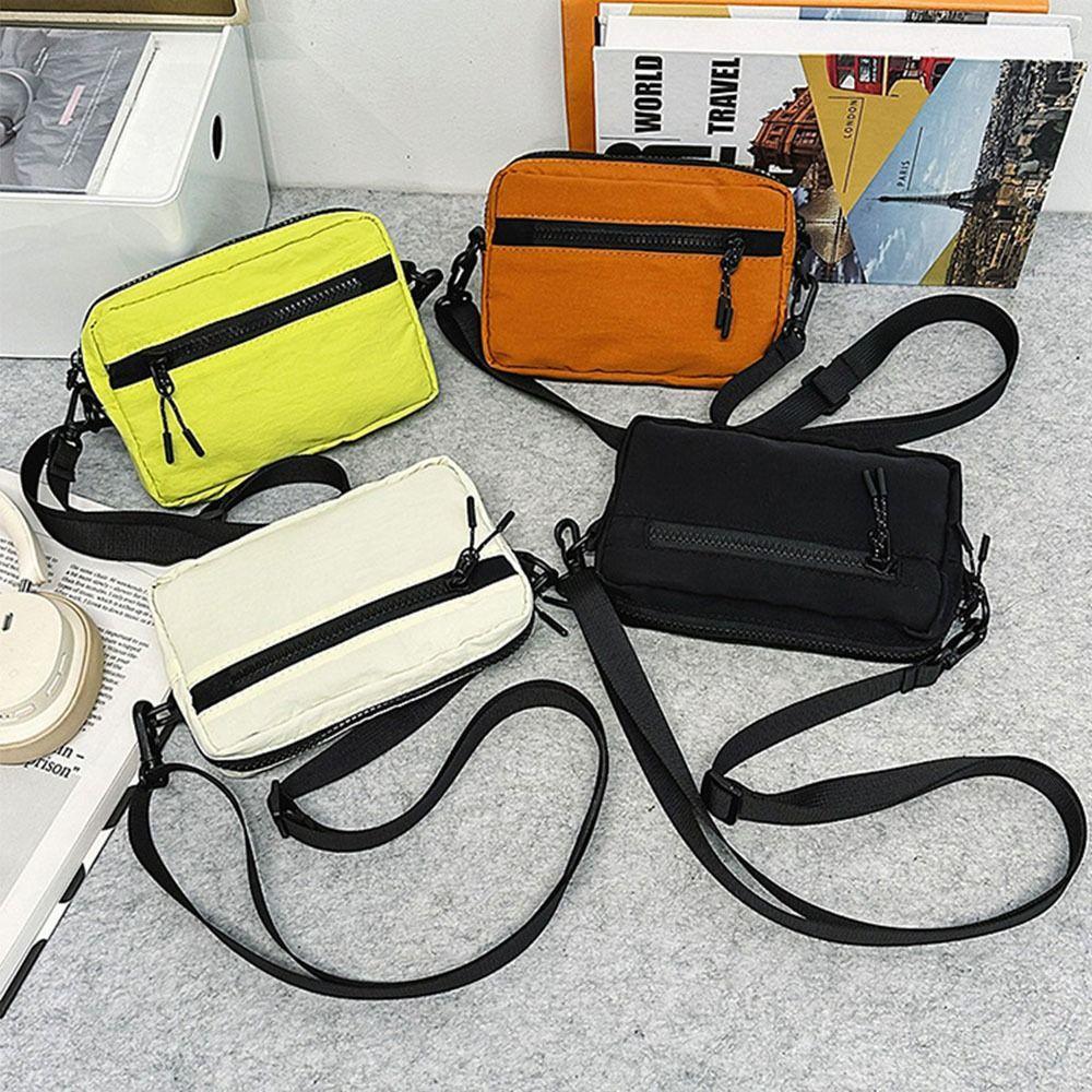 Versatile Lightweight Crossbody Bag Large Capacity Solid Color Mini Phone Bags Tissue Bags Everyday Travel