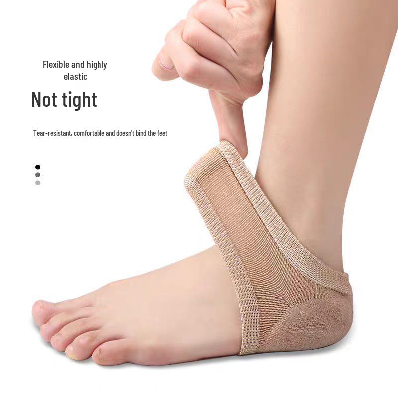 Gel Heel Protector Moisturizing Socks: Anti-Abrasion & Pain Relief for Dry Heels, Men & Women.