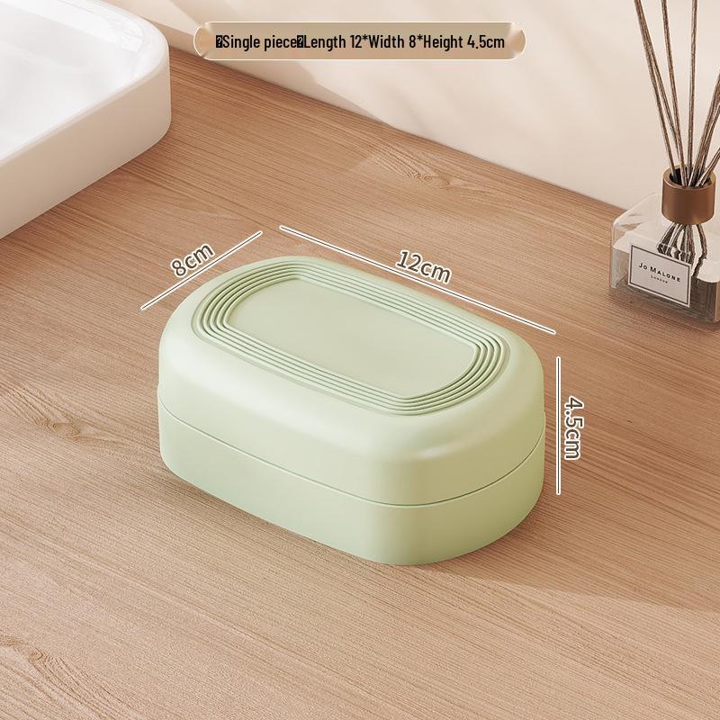 

Portable Soap Dish with Draining Lid for Dorms and Bathrooms