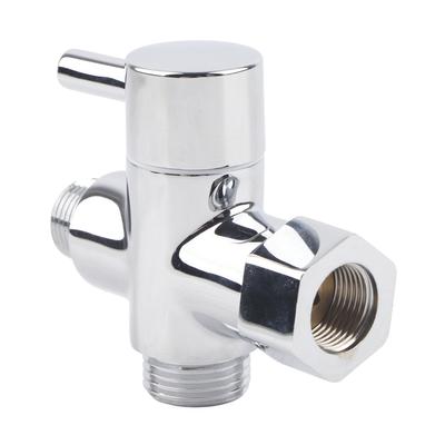 3-Wege Wasserhahn Umstellventil Badezimmer Duschteile für Handbrause Fester Sprühkopf 3/8 Wasser