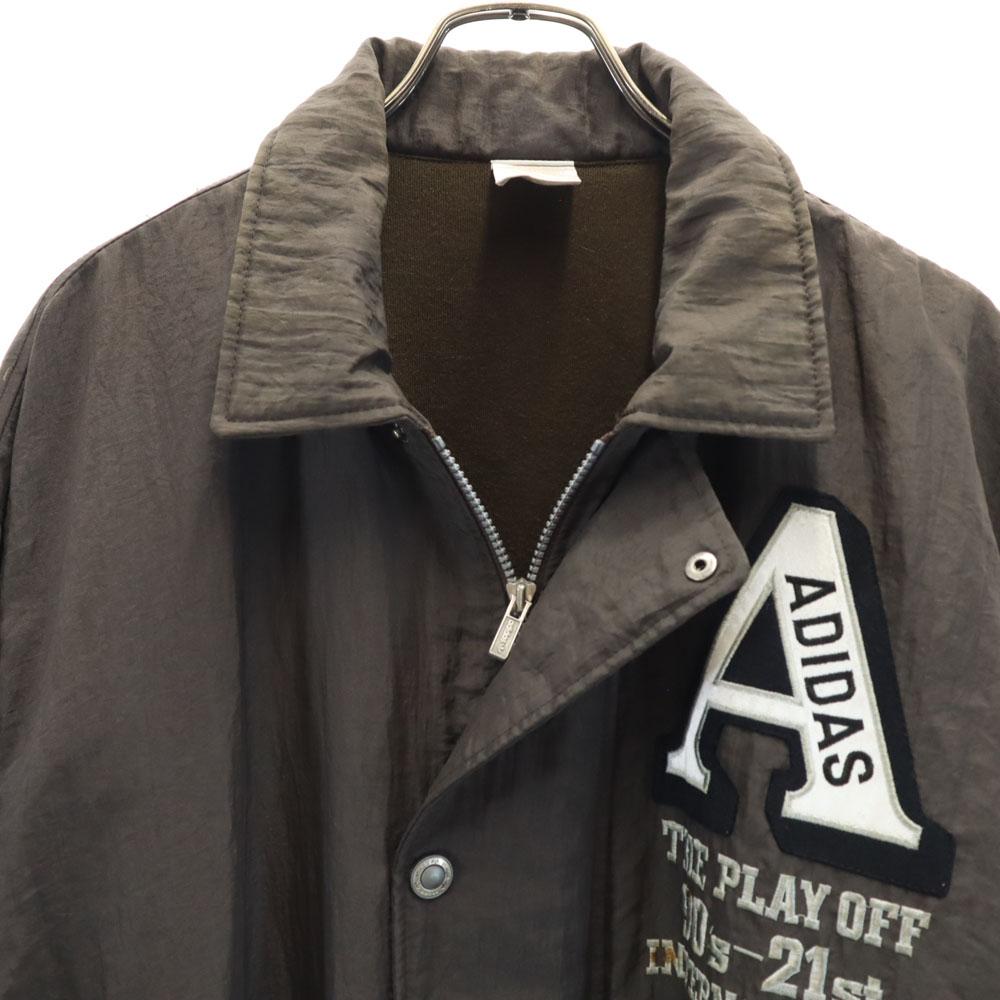 Adidas Anii '80 Vintage fabricat de Descente Palton de bancă L Maro Bărbați Folosit