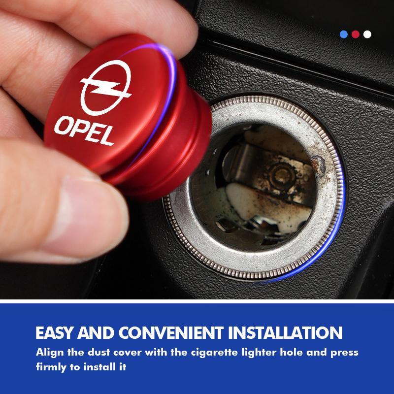 Car Cigarette Lighter Plug Protective Cover Dustproof Covers Interior Accessories For Opel Insignia Astra G J F K Vectra C H