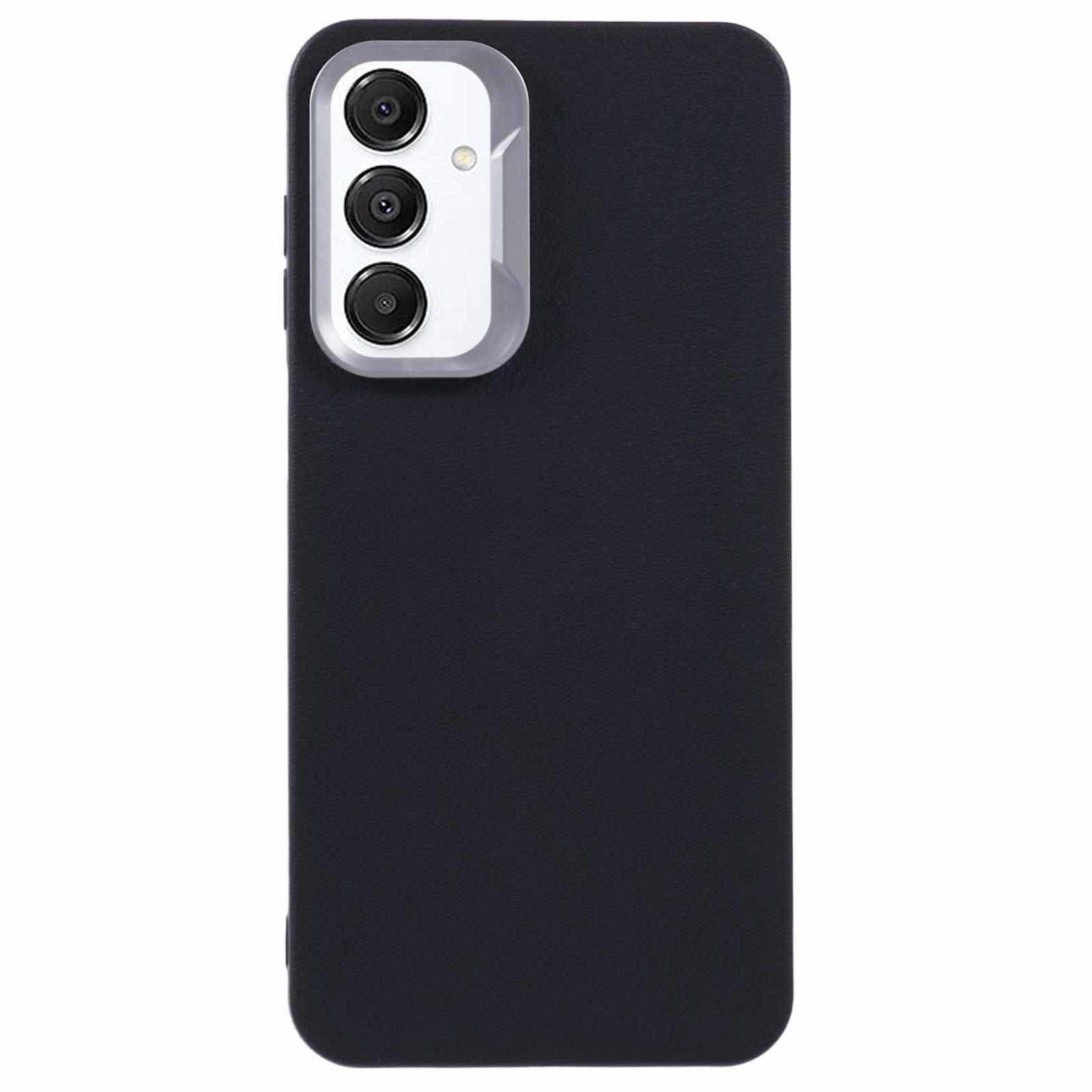 

For Samsung Galaxy A16 5G/4G Case Leather Textured TPU Shockproof Phone Cover Black