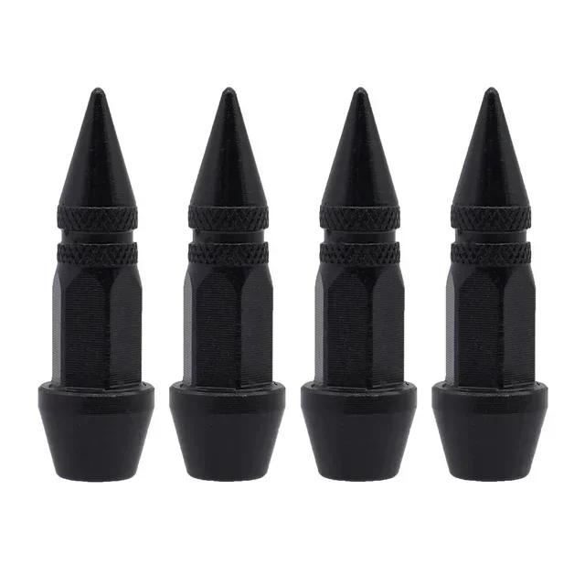 Car Bullet Valve Caps Car Motorcycle Wheel Tire Valve Caps Dustproof Cover 45/60mm Spiked Valve Caps Auto Exterior Accessories