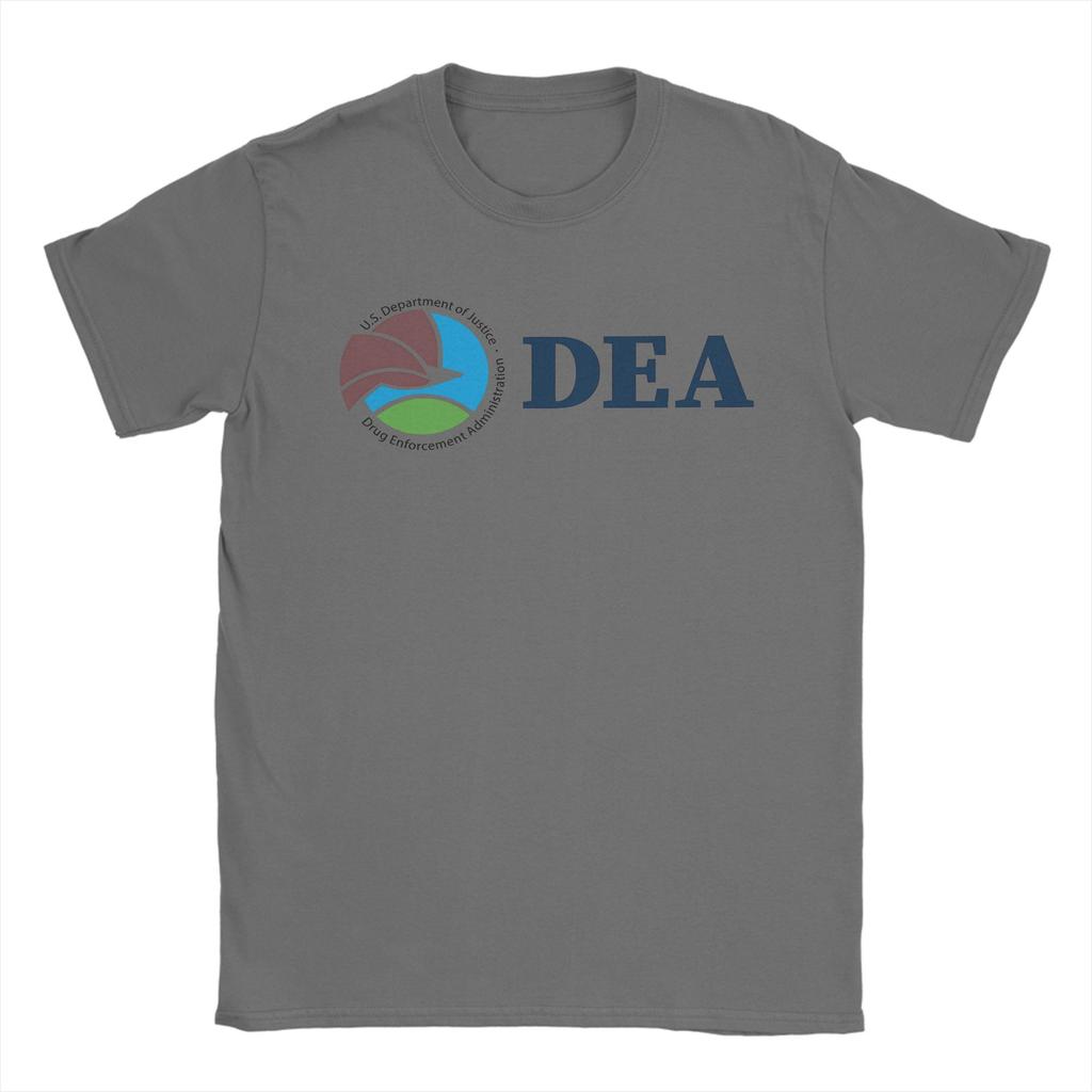 Men TShirts DEA US Federal Interdiction Agency Vintage Pure Cotton Tee Shirt Short Sleeve T Shirts O Neck Tops Unique