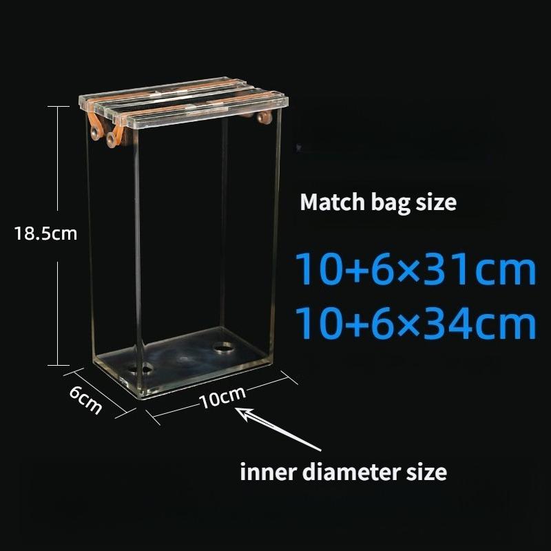 Square Rice Brick Cereal Crop Mold Shaping Transparent Acrylic Rice Brick Bags Mold Coarse Grain Packaging Vacuum Bag Forming Box Molds