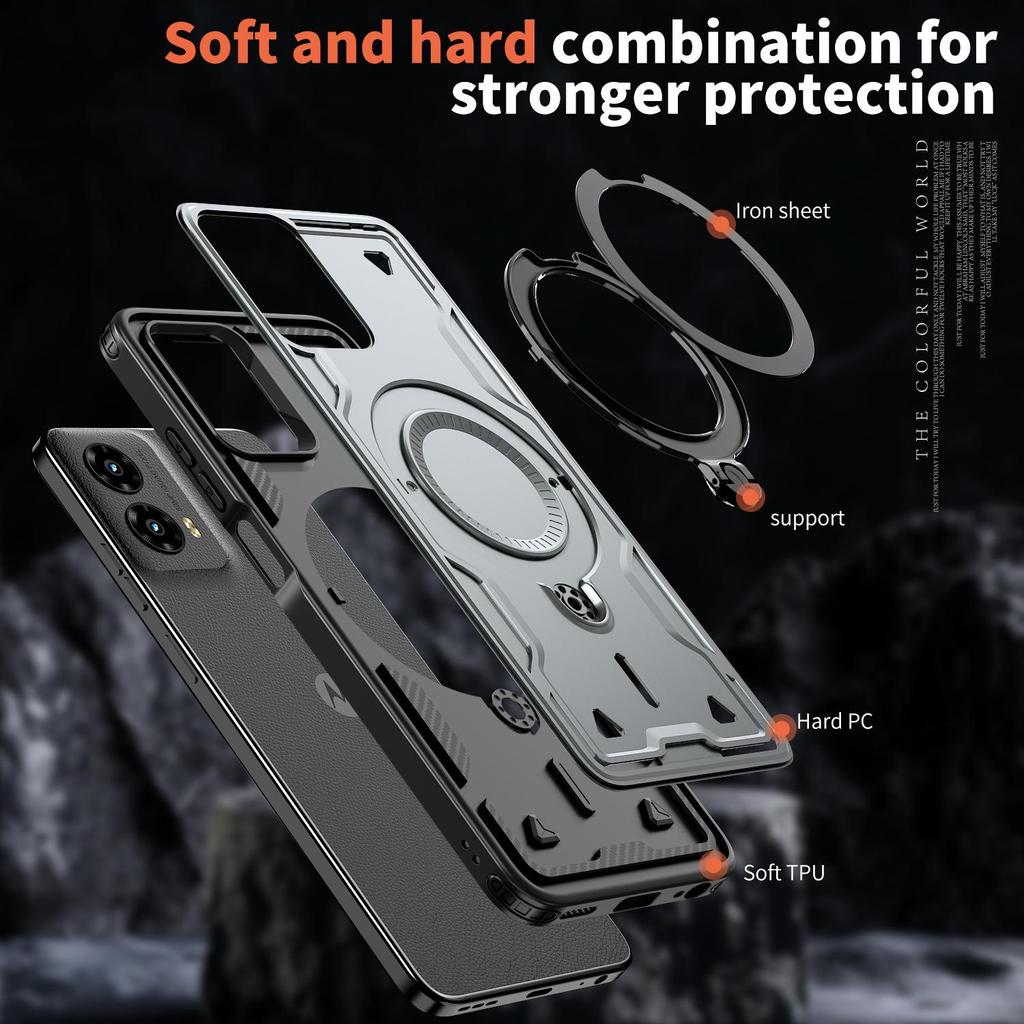 Motorola Moto G 5G 2024 Cross-Border Magnetic Stylus Anti-Drop Case