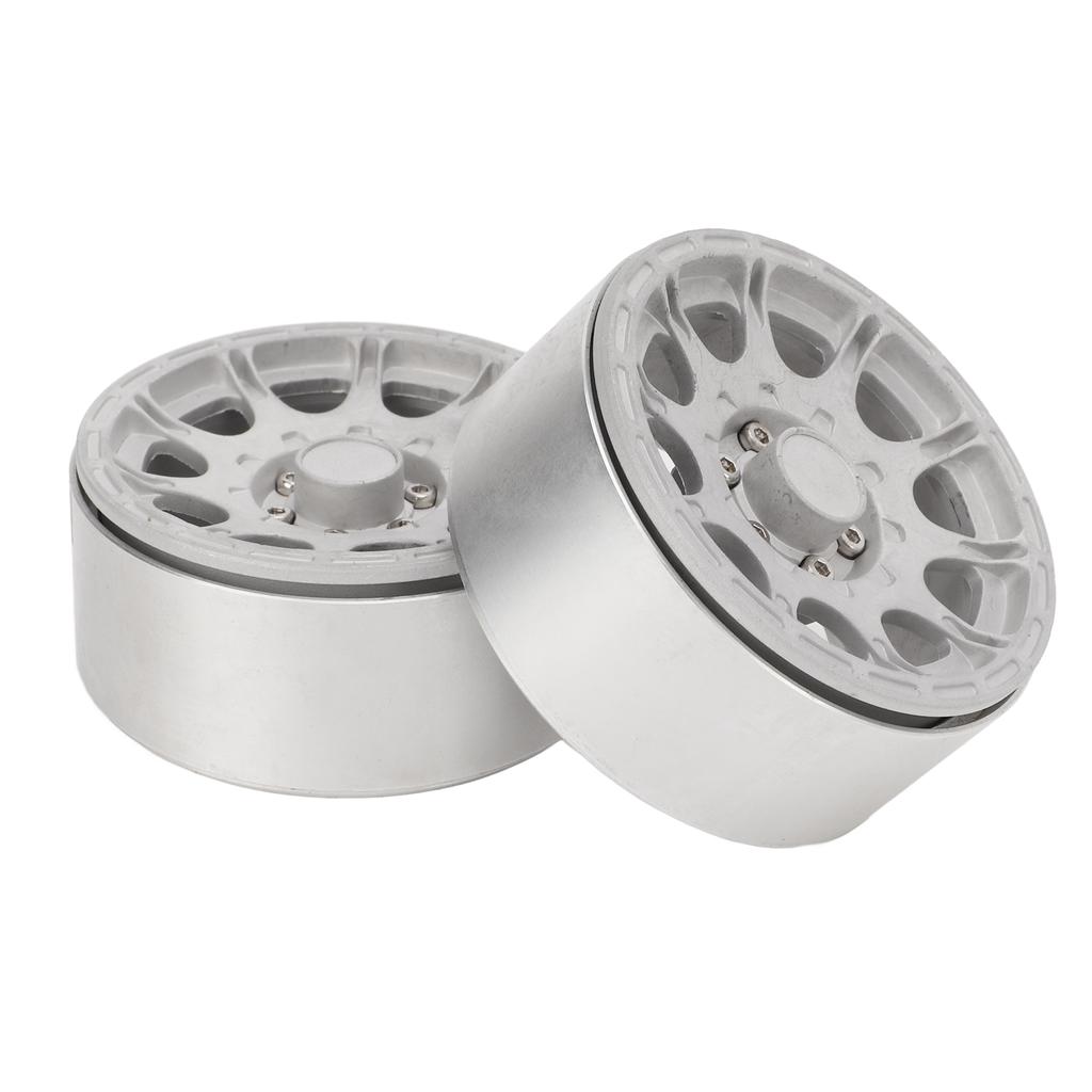 2Pcs 1.9 Inch Wheel Hub Aluminum Alloy Beadlock Wheels Hubs for Scx10 RC Car