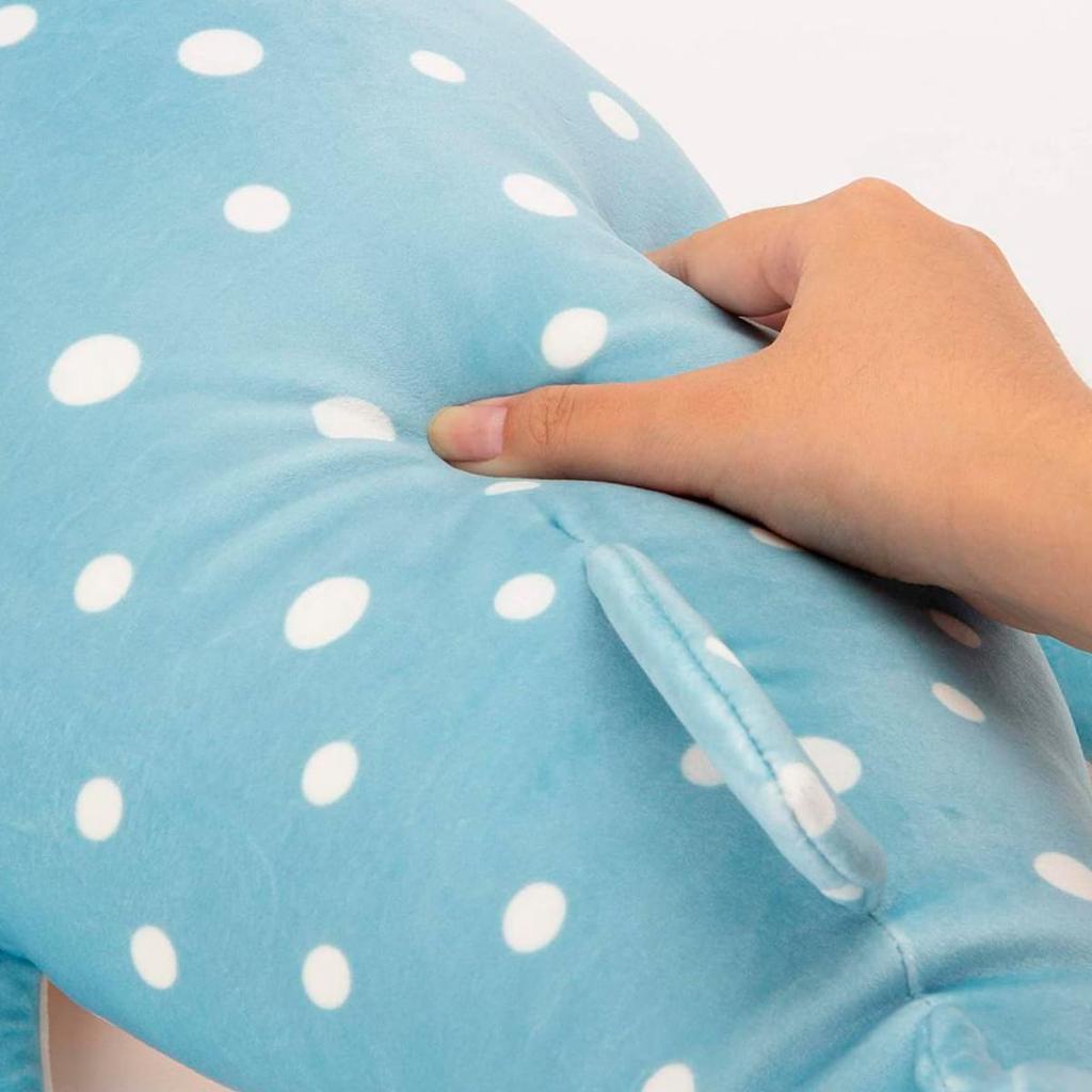 LIV HEART Body Pillow Premium Nemunemu Animals Kamukamuzu Jinbei the Whale Shark Size M Length Fluffy and Squishy (Total 52cm) 68841-62