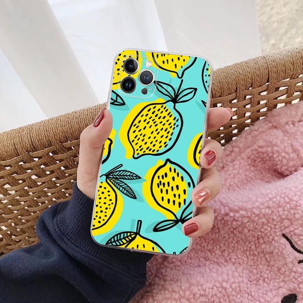 Summer Fruit Phone Case For iPhone 14 13 12 Mini 11 Pro XS Max X XR SE 6 7 8 Plus Soft Silicone Cover