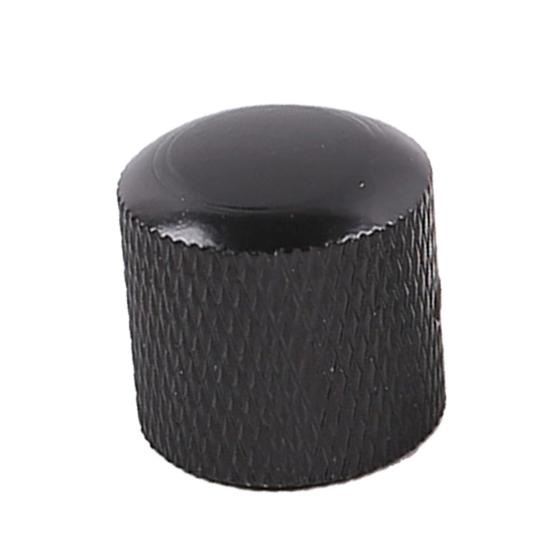 Ручка потенциометра Прочная износостойкая металлическая ручка громкости для электрогитары для бас-гитар чёрный