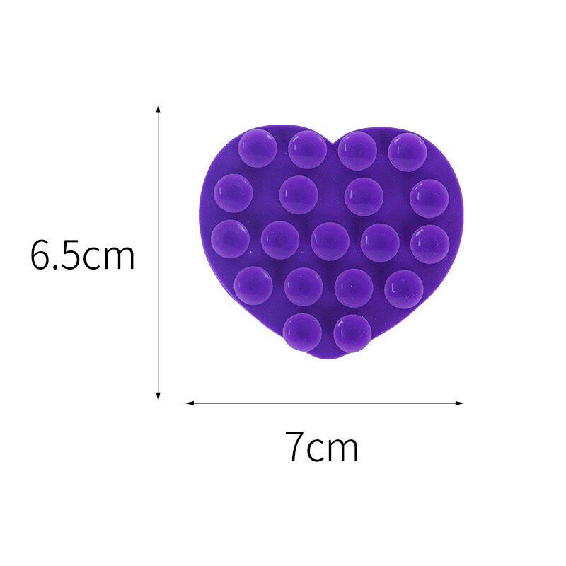 1Pc Backed Adhesive Sucker Pad For Fixed Pad Double Side Silicone Suction Pad For Mobile Phone Fixture Suction Cup
