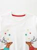 European-Style Girls' Christmas Embroidered Knitted Cotton Hoodie Toddler Sweatshirt