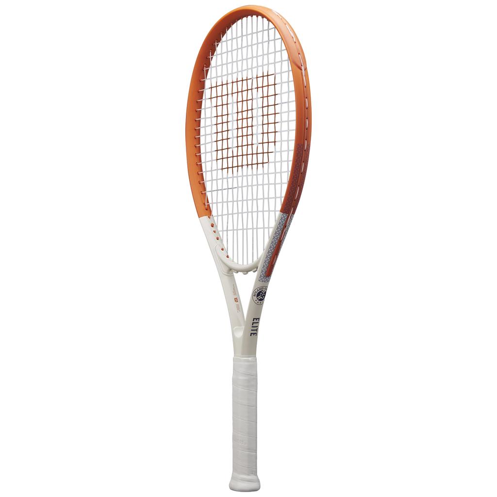 Wilson Roland Garros Elite Tennis Racquet, Unisex White Tennis Racket