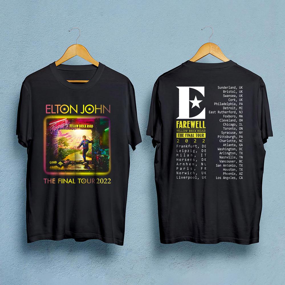 Elton John Farewell Yellow Brick Road The Final Tour 2022 Shirt