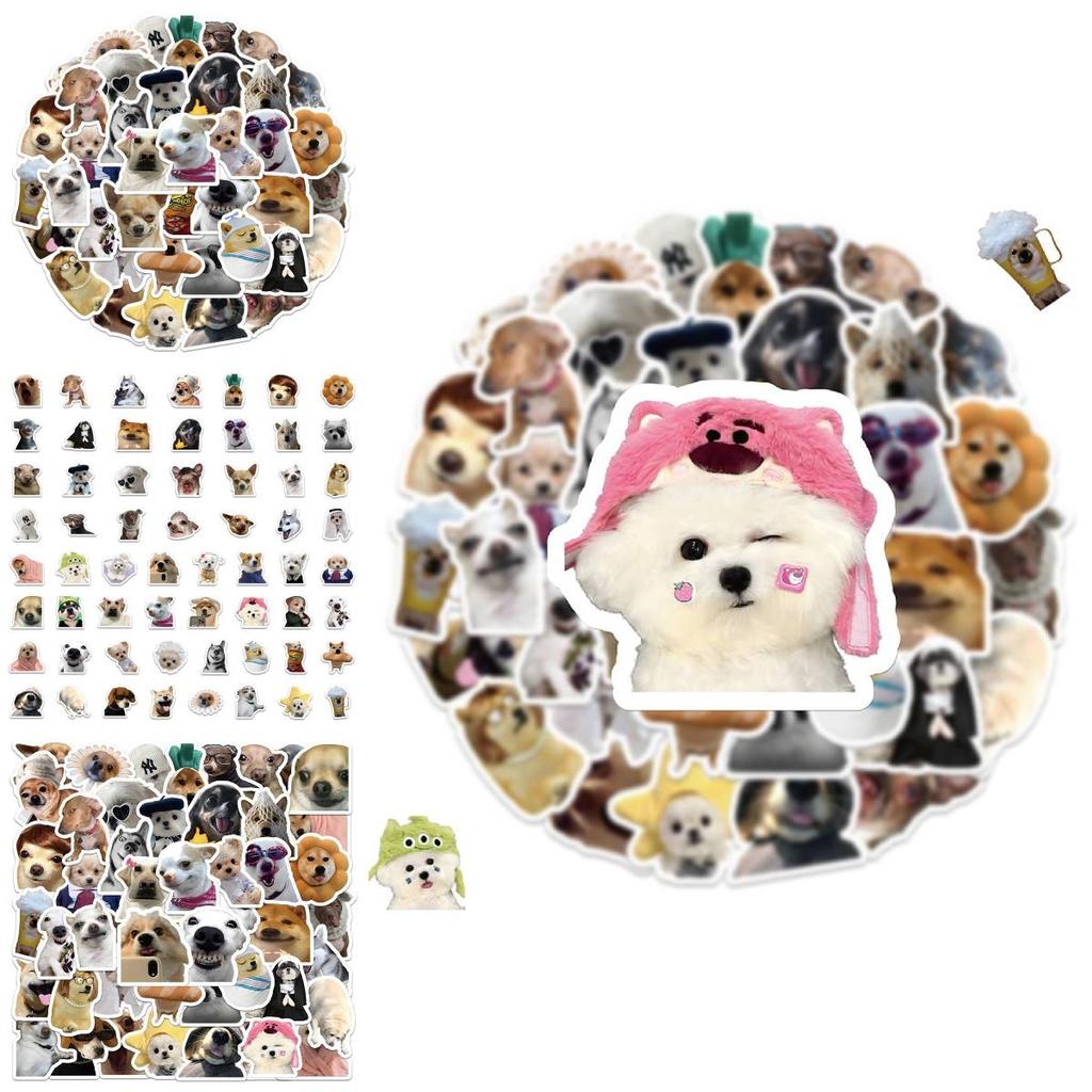 Realistic Popular Dog Stickers Cute And Funny Animal Decorations For Phone Cases And Journals Pieces)