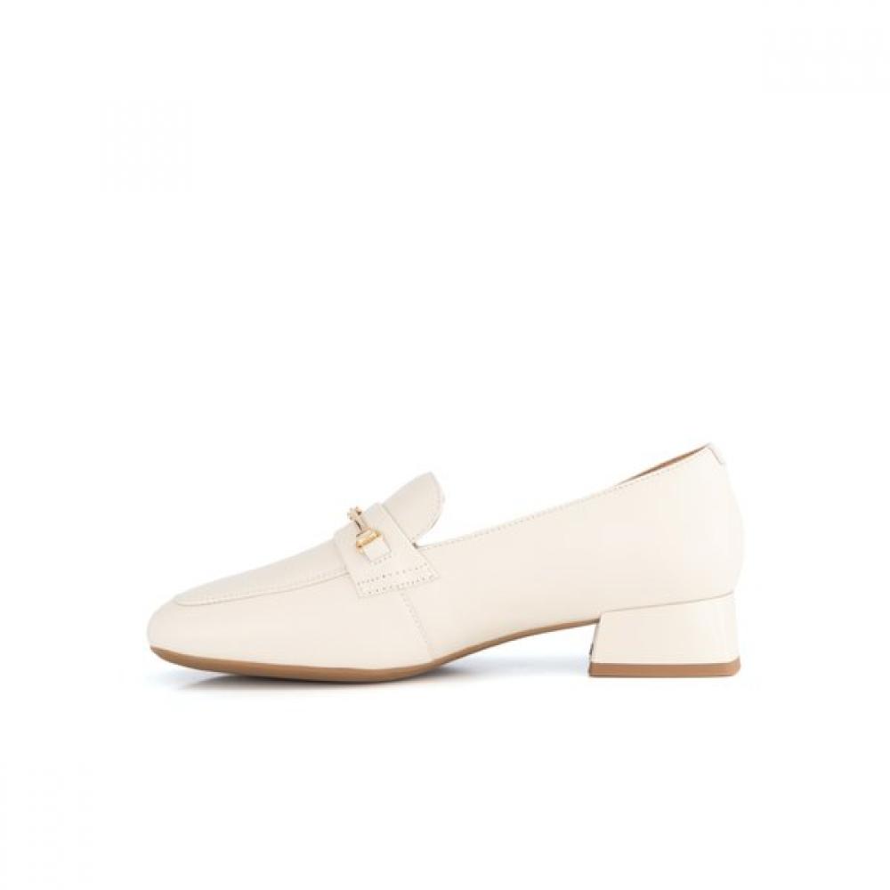 DakS Women S 3cm Semi dreSS Comfort loaferS  Ivory  drS672lS35