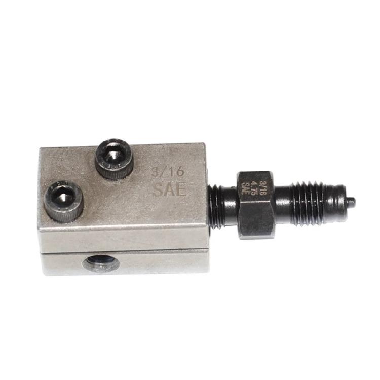 Car Brake Line Flaring Device 3/16in 4.75mm Manual Tubing Flaring Tool Double Flare Tool Kit with Box Brake Lines Tool
