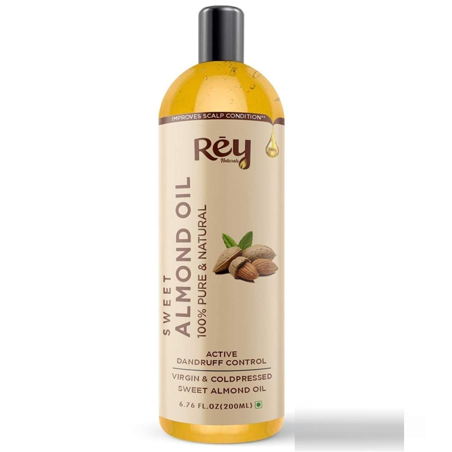 

@ Rey Cold Pressed Sweet Almond Oil For Skin 200ml Zr-9052-60%Off