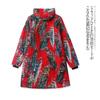 Long Length Floral Cotton-Padded Coat Winter New Arrival Outer Women's Clothing Fashion Younger Hoodie Single-Breasted Long Sleeve Fleece-lined 27382