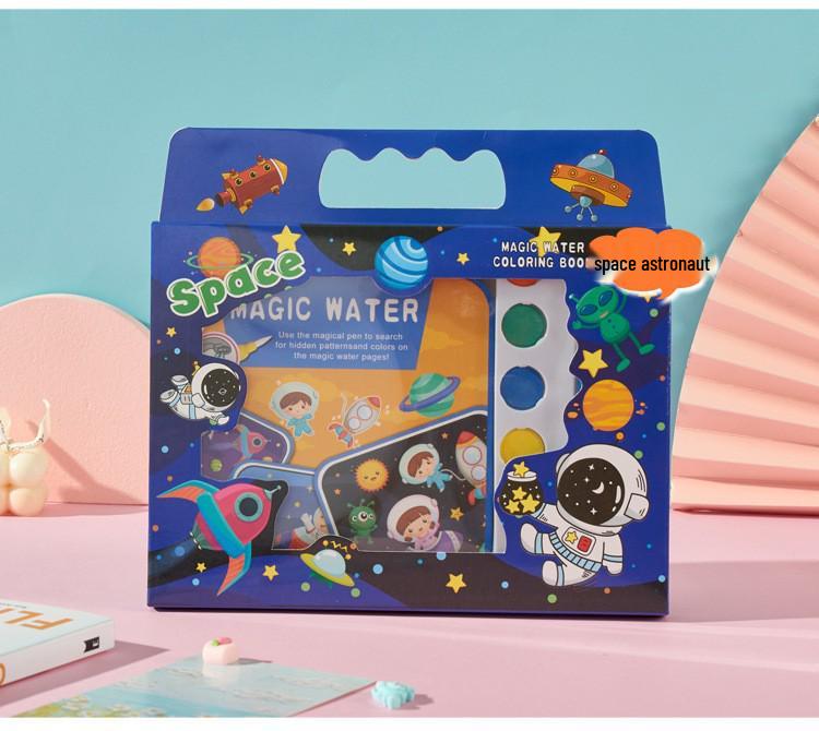 Children's Water Painting Doodle Book Set - Toddler Coloring Toy for June 1st Gift