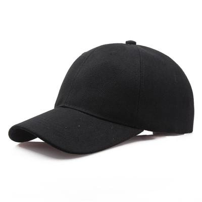 Black Cap Solid Color Baseball Caps Hats Fitted Casual Hip Hop Dad For Men Women Unisex