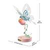 Robotime Rokr 3D Metal Puzzle Butterfly with LED Light of Industrial-style Building Block Gift for Kids-MI05
