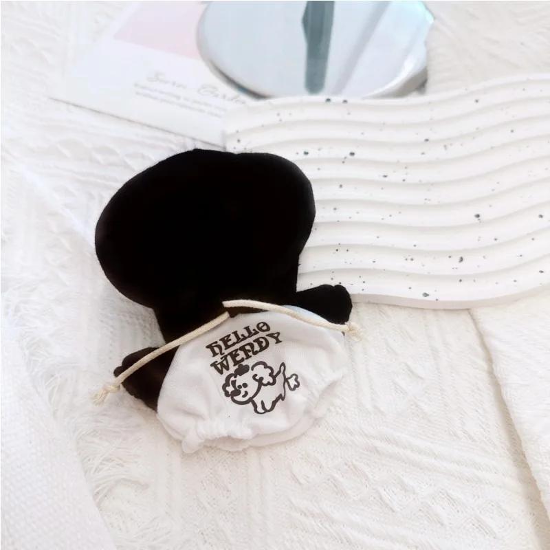 1PC 17cm Labubu Clothes Cute Mini Plush Doll's Outfit Accessories Jumpsuit Hooded Sweater Poncho for Labubu Dolls