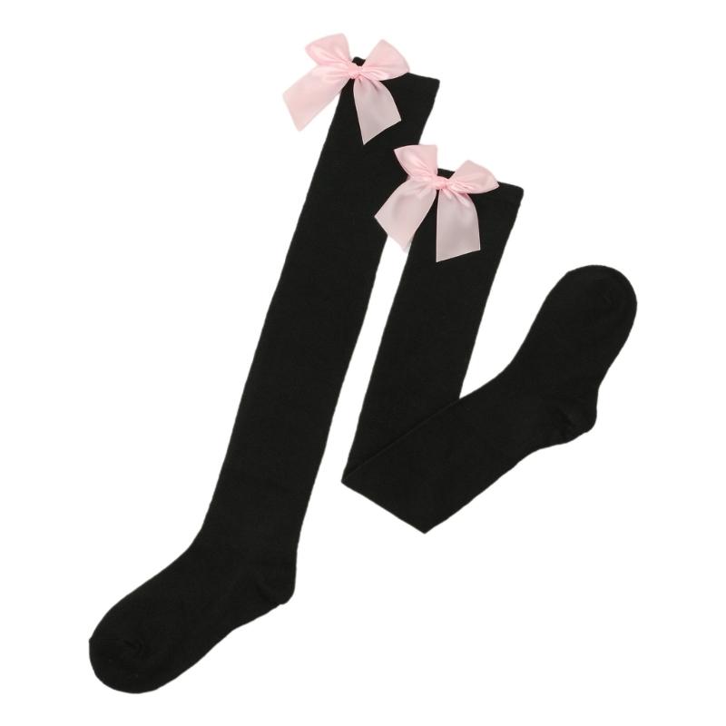 Cute Bow Boot Sock Leg Warmer High Sock for Daily Wear Cosplay Thigh High Sock Over the Knee High Boot Stocking Leg Warm