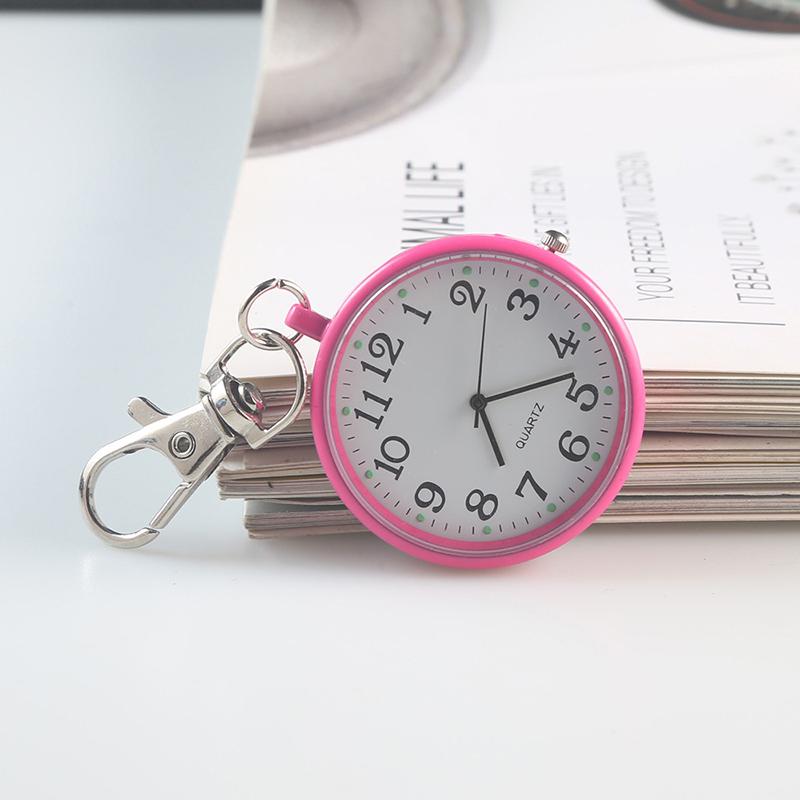 Pocket Watch Keychain Remote Control Clock Student Doctor Medical Vintage Watch
