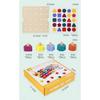 Kids Montessori Screw Driver Board Wooden Toys Basic Skills Learning Color Shape Sorting Matching Game Educational Cognitive Toy