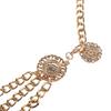 Round Pendant Adjustable Zinc Zinc Alloy Chains Waist Chain Women Body Chain Aluminum Chain Metal Belts