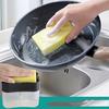 (Nikita) 2in1Sponge Rack Seifenspender Seifenspender und Schwammbehälter 13 Unzen